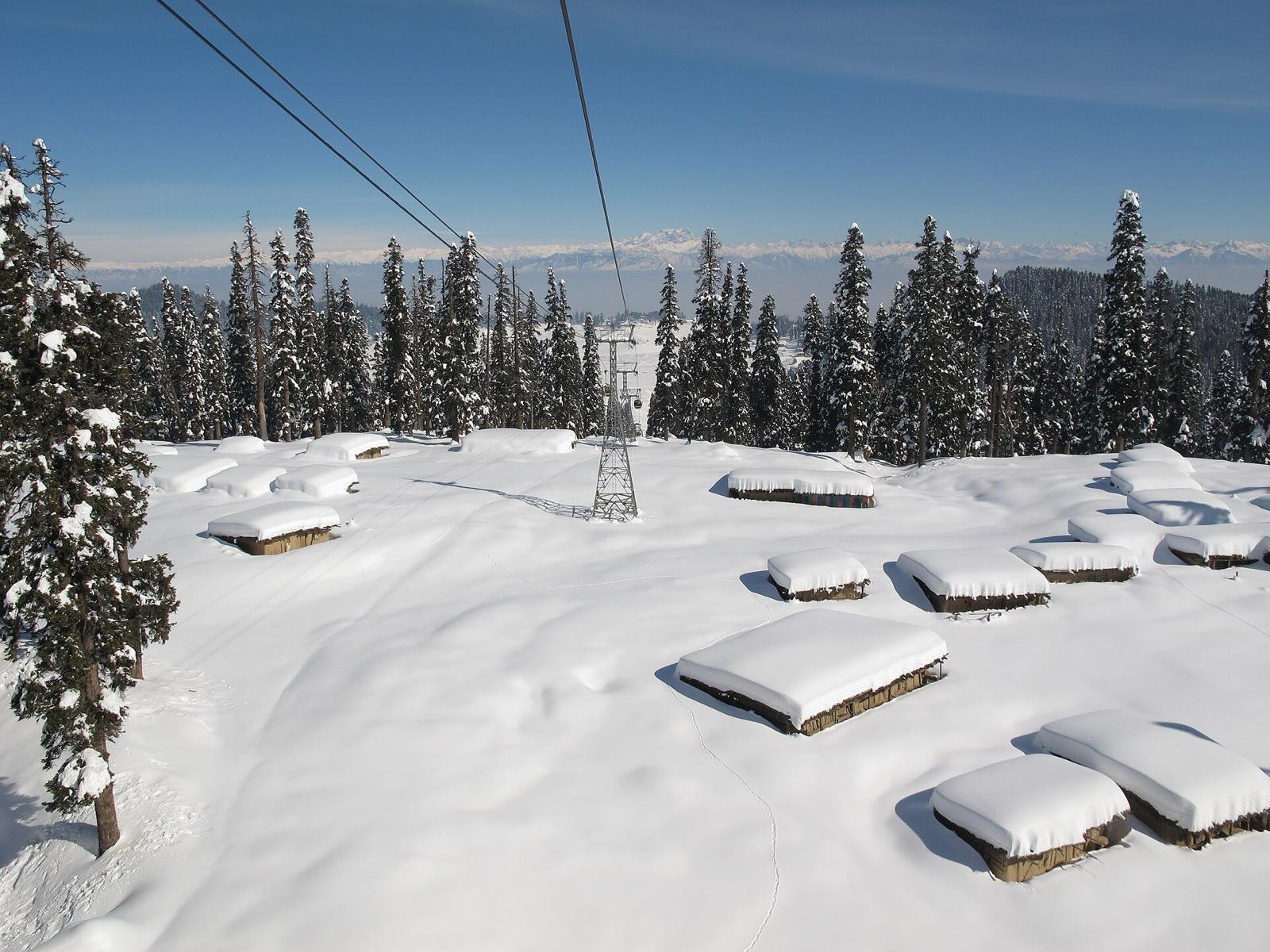 Gulmarg Gondola in winter