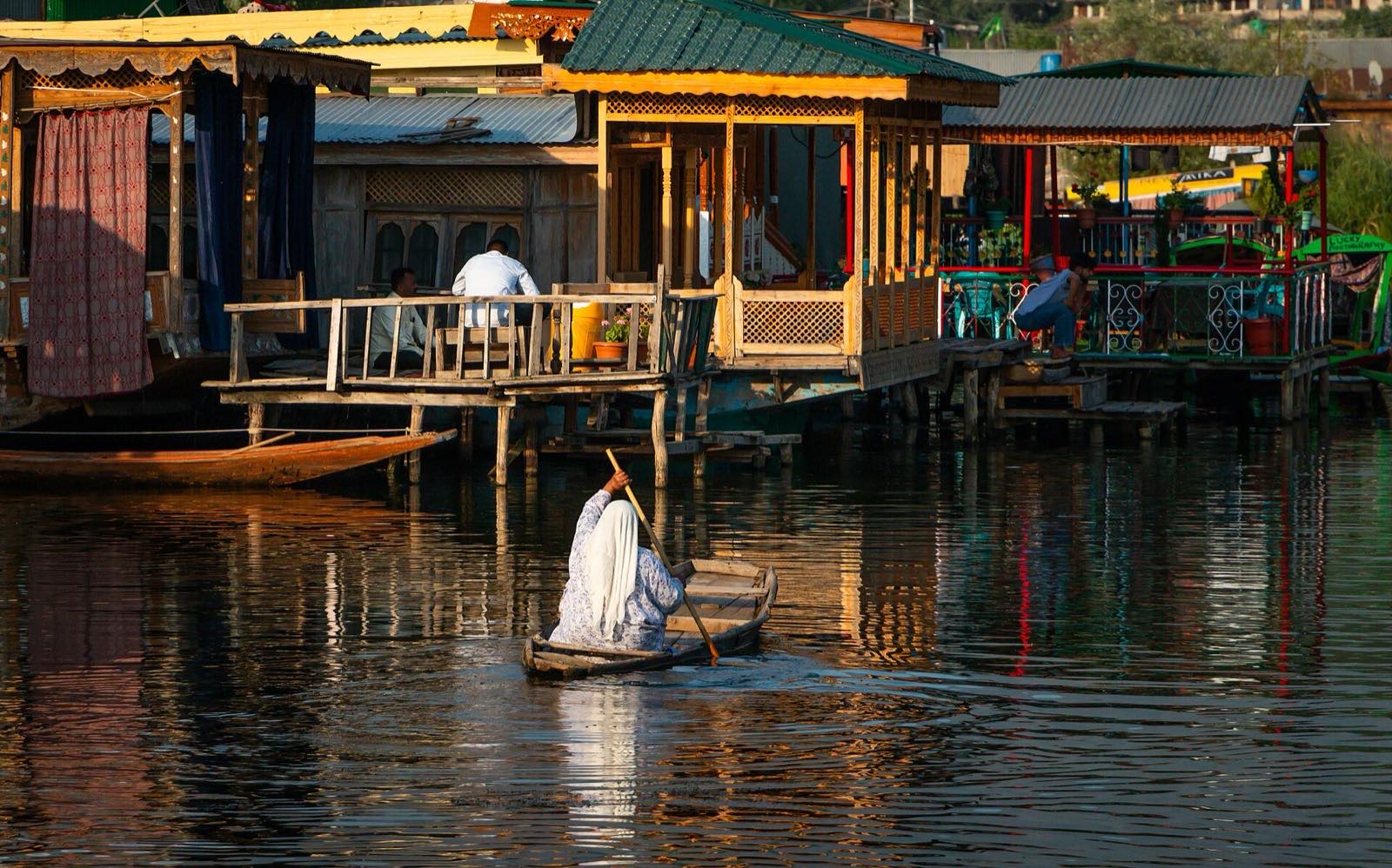 Houseboats on Dal Lake, Srinagar