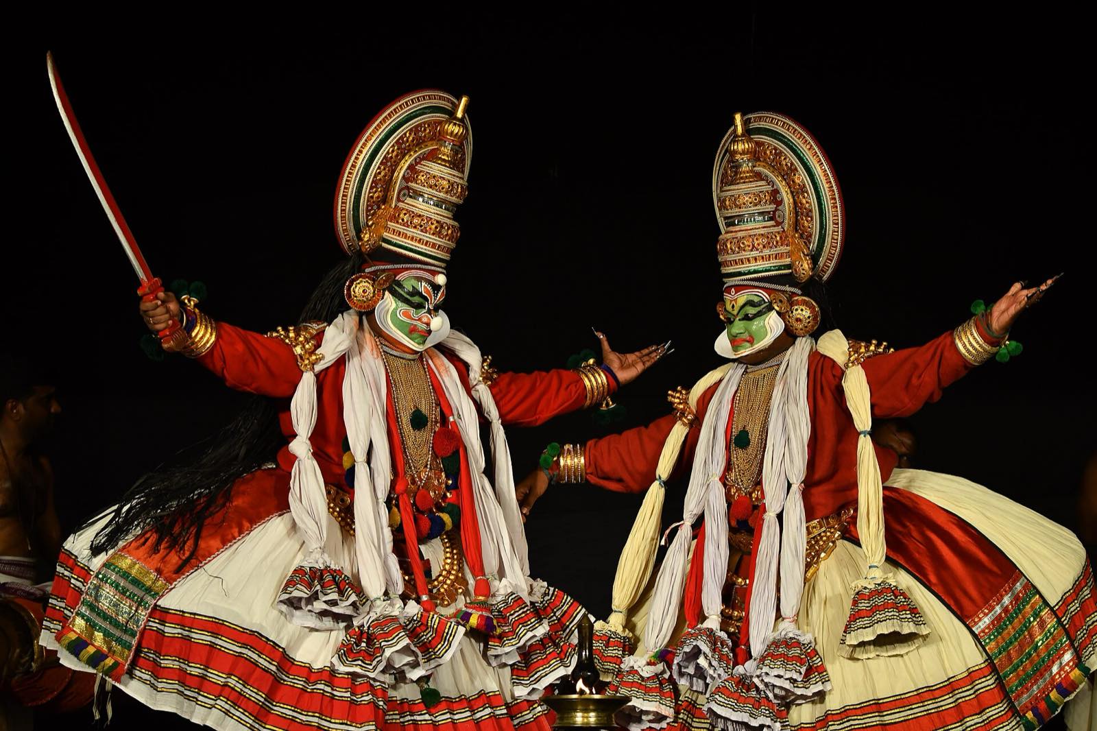 Kathakali performance, Kerala