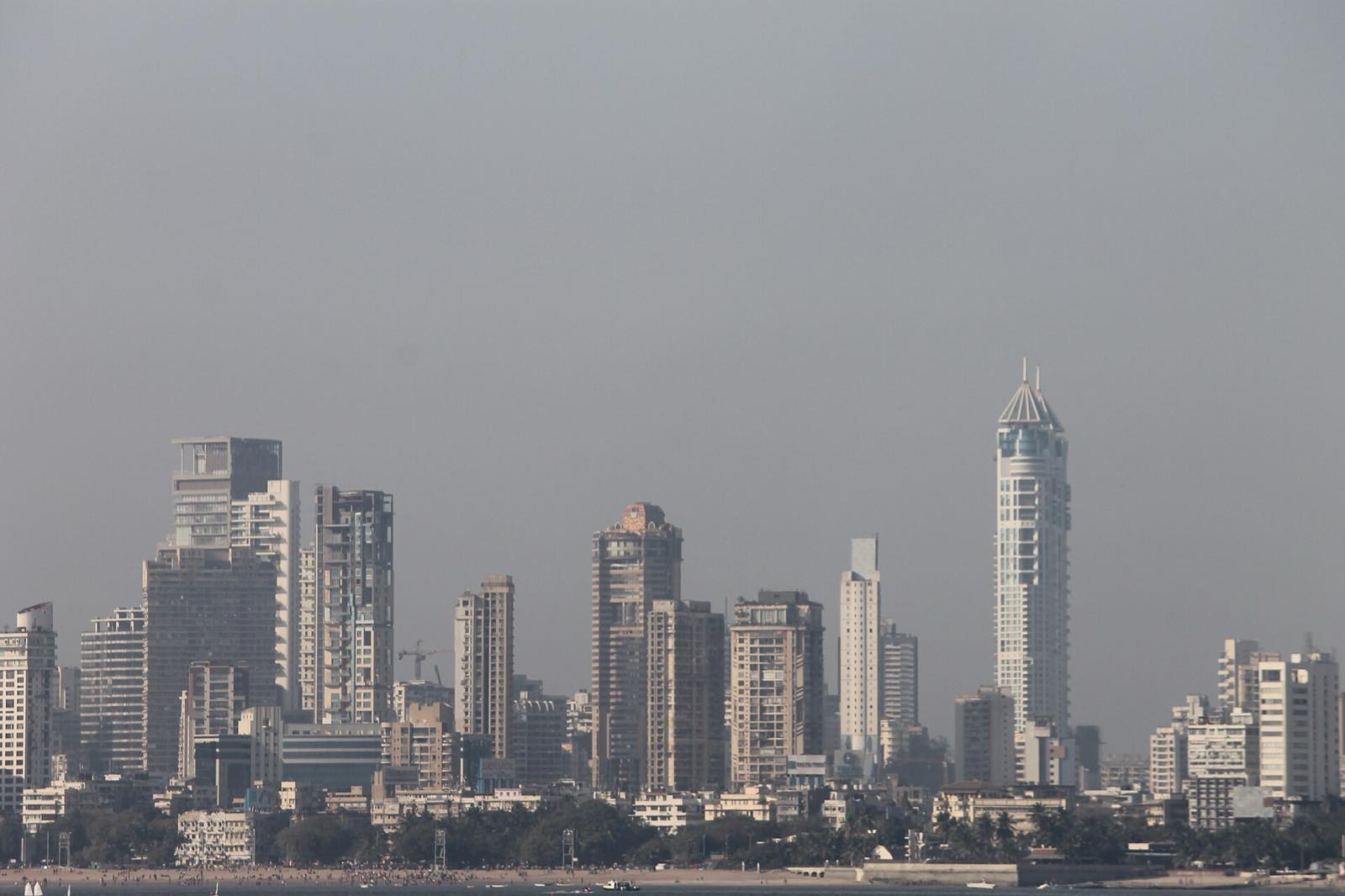 Mumbai skyline from Marine Drive