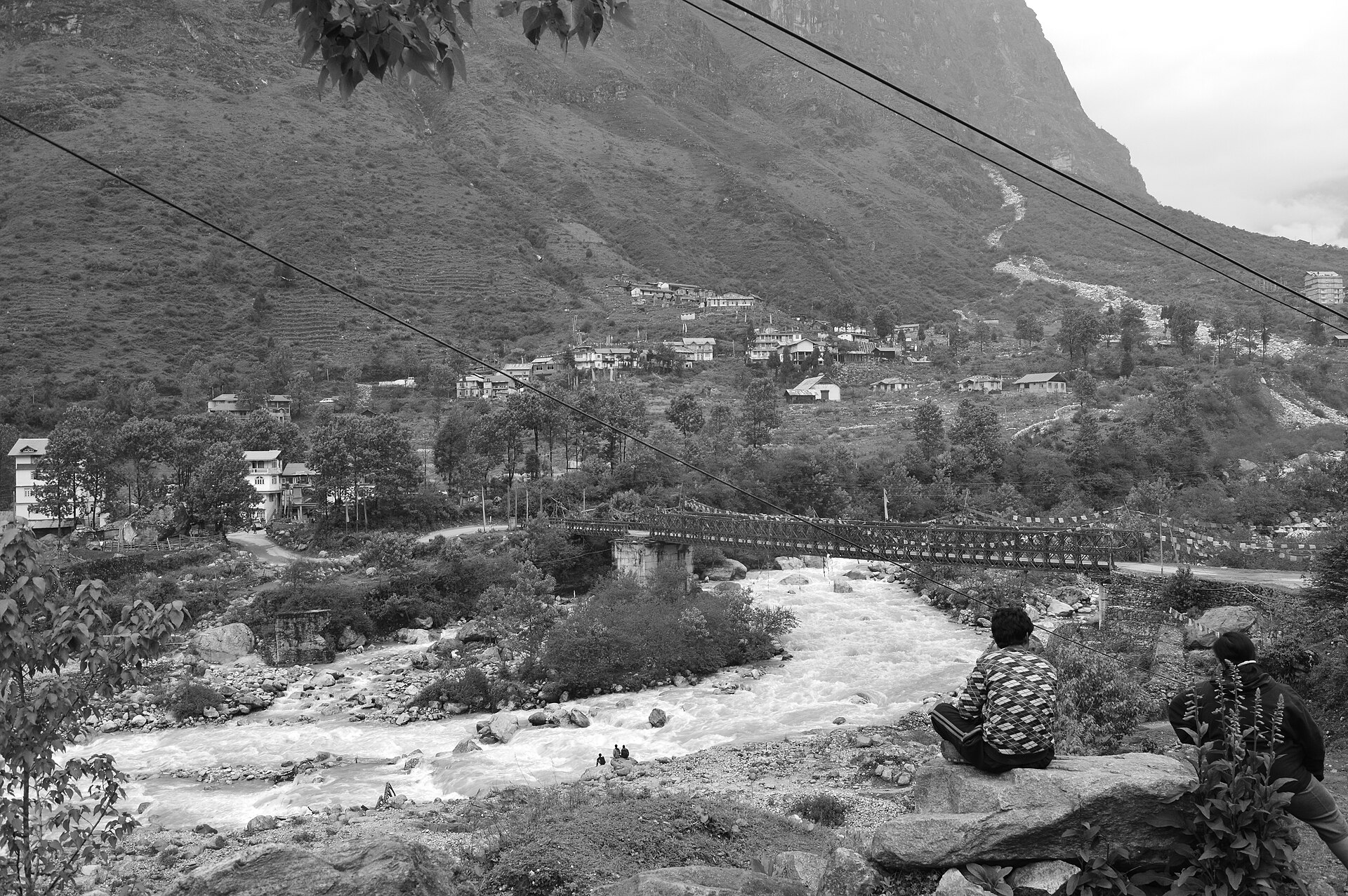 The Lachung river, North Sikkim